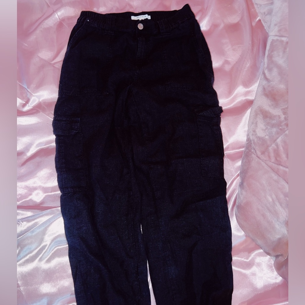 BLACK PACSUN BOYFRIEND CARGO PANTS XS